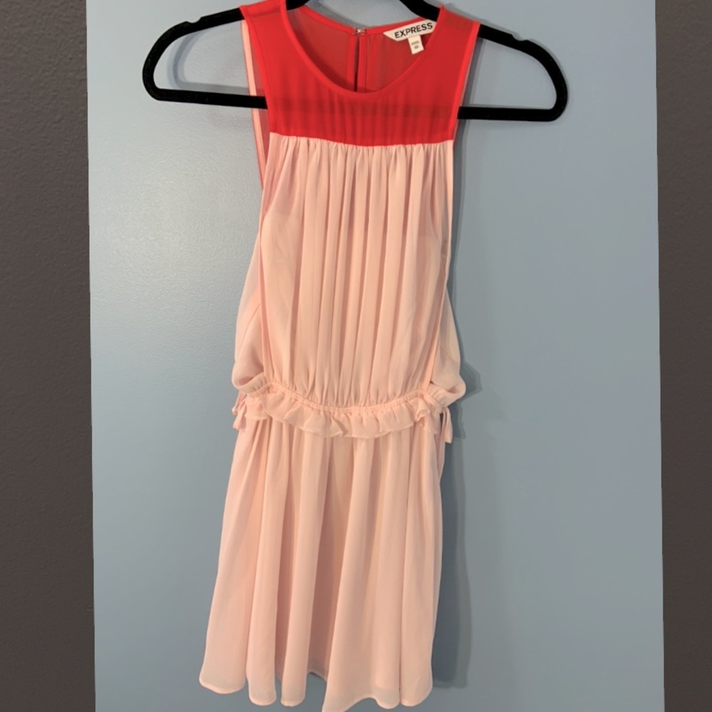 Express Pink&Red dress